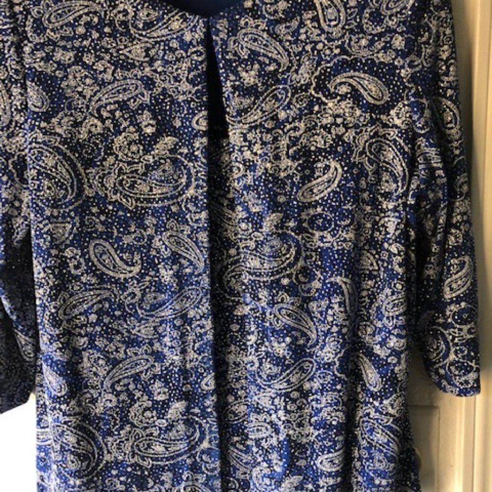 Alex Evenings Plus size 3/4 quarter sleeves Twin set Size XL